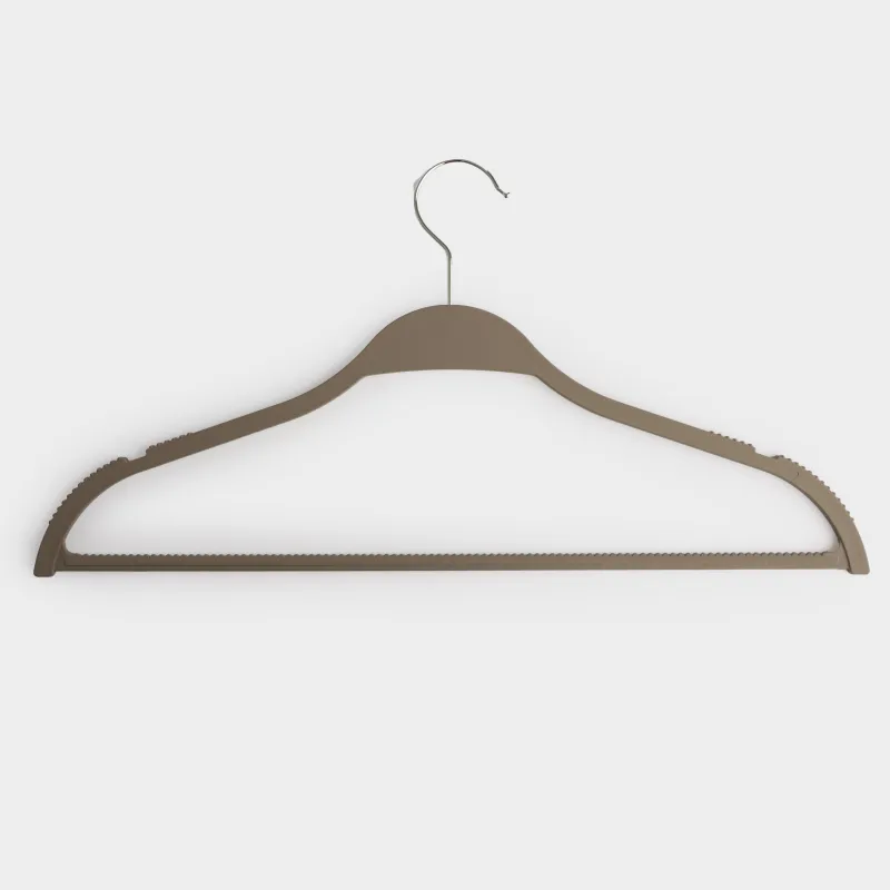 Вешалка-плечики, 42 см, 5 шт, пластик с покрытием, мокко, New house, image-3