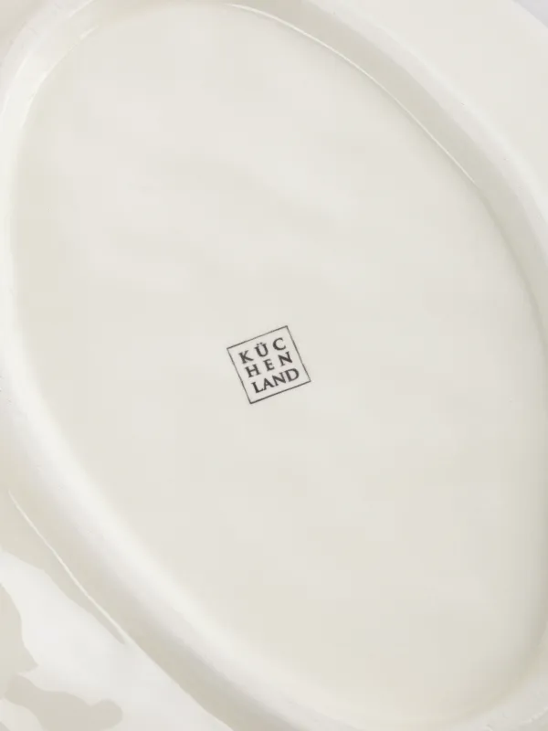 Ыдыс, 24х17 см, керамика, сүт түстес, Кірпі, Slight frost, image-3