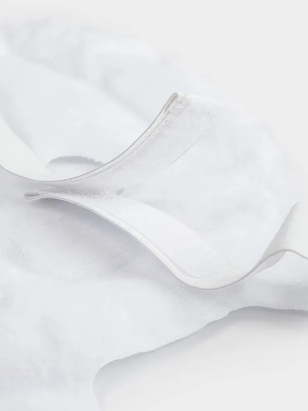 Косметикалық бет маскасы, 22 см, қайта пайдалануға болатын, гель, ақ, Beauty salon, image-3