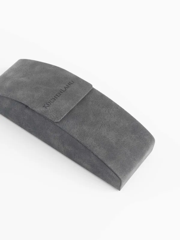 Көзілдірік қабы, 5х15 см, полиуретан, қою сұр, Rock, image-1