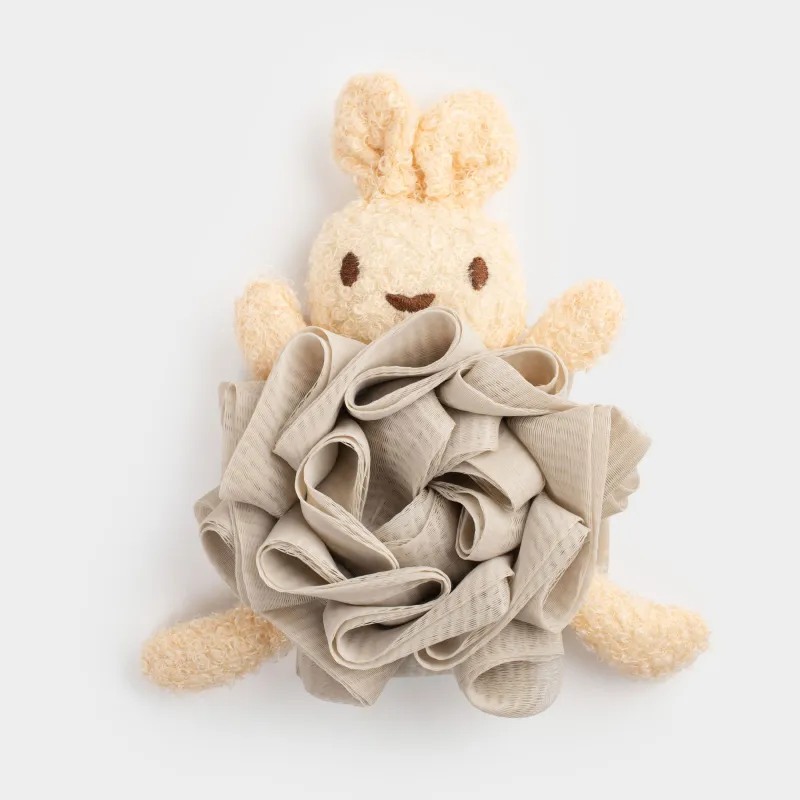 Денені жууға арналған жуғыш зат, 17х14 см, питомник, полиэтилен / полиэстер, бежевый, қоян, қоян, image-0