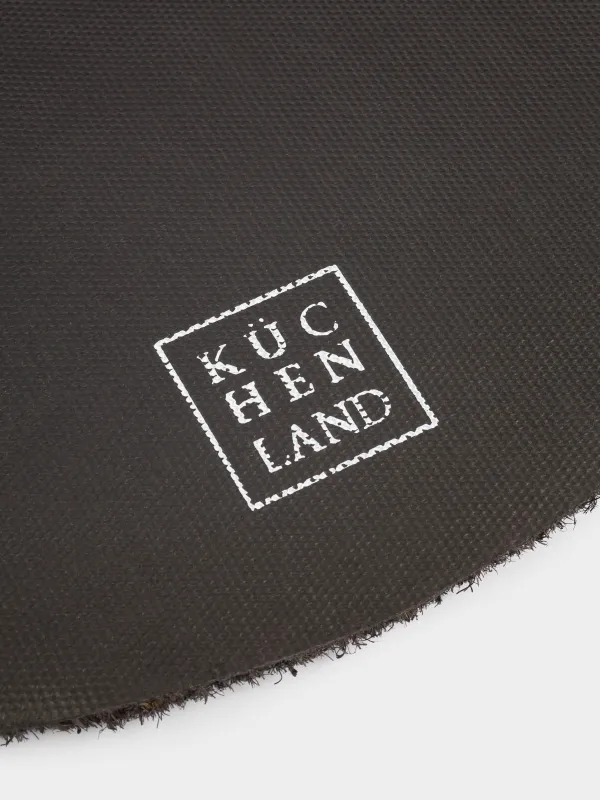 Коврик придверный, 40x60 см, кокос/ПВХ, полукруглый, коричневый, Best place, Home deco, image-4