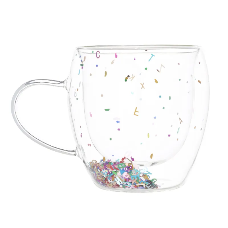Кружка, 250 мл, стекло Б, Буквы, Air-sparkly, image-1