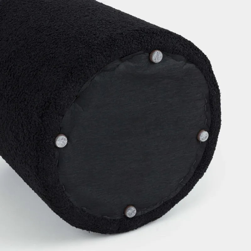 Пуфик, 37х43 см, букле, қара, Boucle, image-5