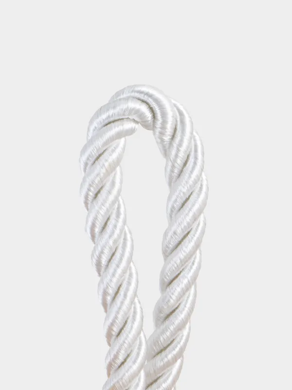 Изделие декоративное, 40 см, подвесное, пластик/полиэстер, красное, Санта на канате, Magic time, image-4