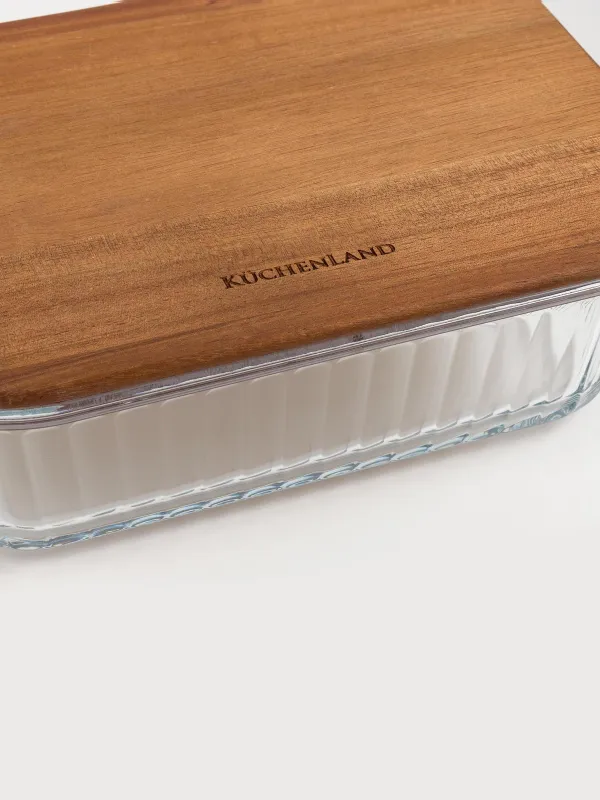 Контейнер, 640 мл, шыны Т/ағаш, тікбұрышты, Ravi wood, image-7