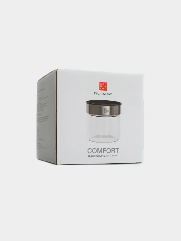 Азық-түлікке арналған банка, 350 мл, шыны пайдаланылған / пластик, жайлылық, image-4