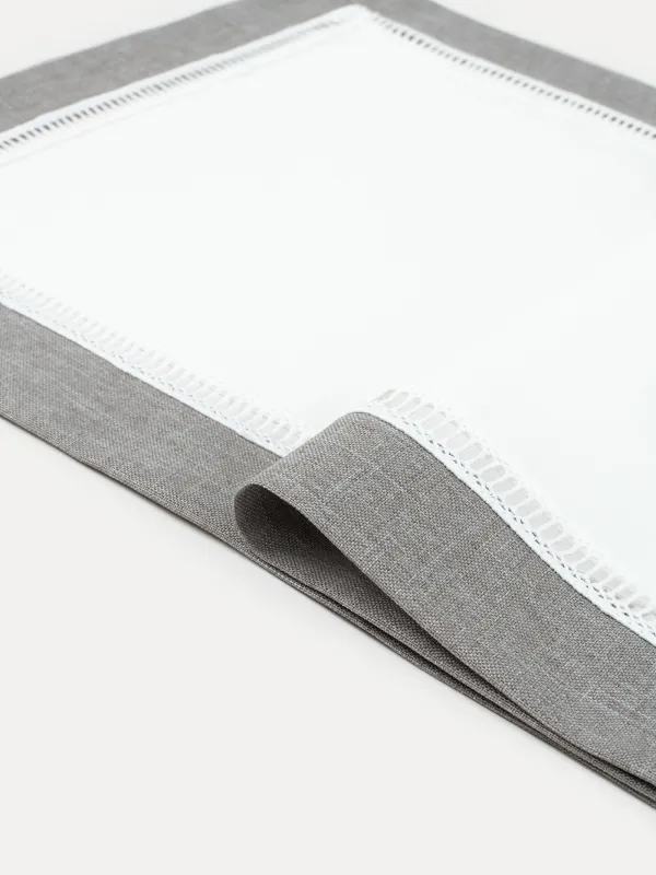 Үстел төсеніші, 40х160 см, полиэстер, ақ-сұр, Milky way, image-1