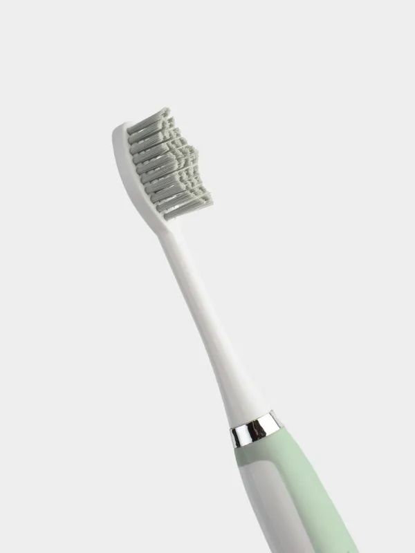 Тіс щеткасы, электрлік, 1 режим, 3 саптама, ашық сұр, Manny, image-3