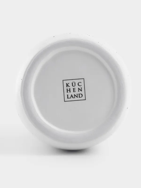 Диспенсер для жидкого мыла, 460 мл, керамика/пластик, белый, в крапинку, Лицо, Face speckled, image-3