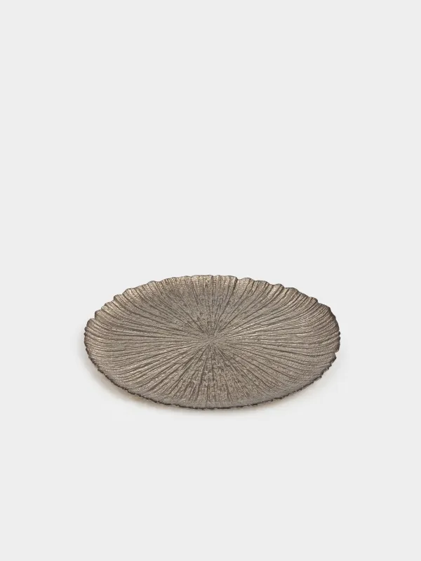 Түскі ас тәрелкесі, 28 см, шыны, қоңыр, Raisen, image-1