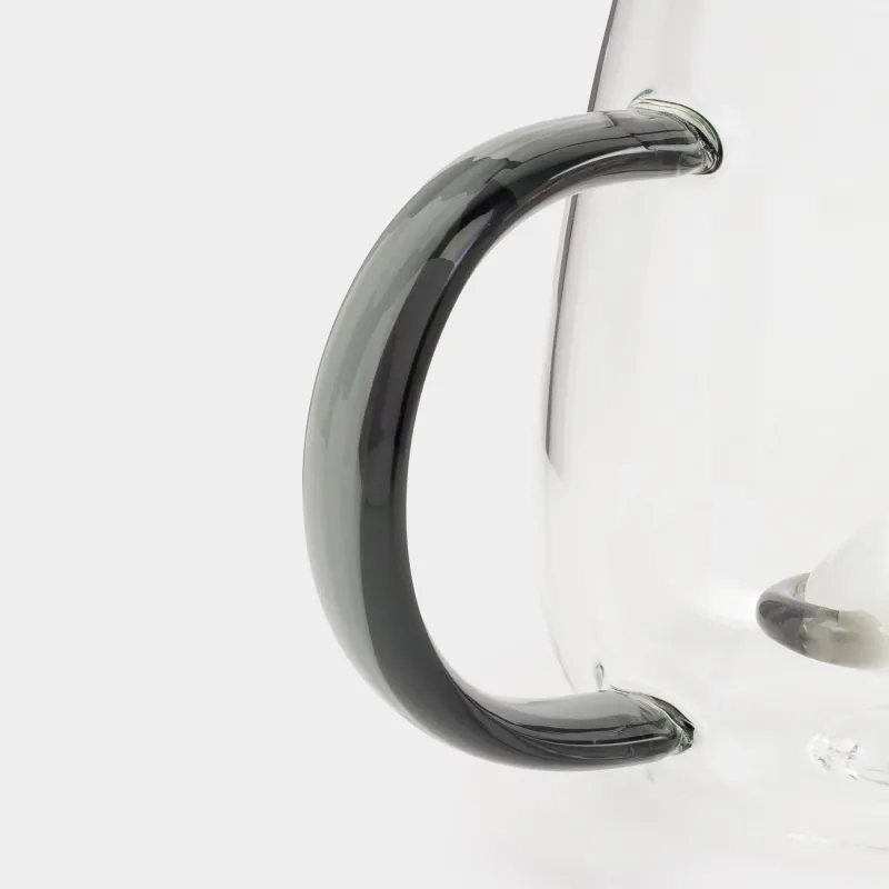 Саптыаяқ, 400 мл, шыны Б, сұр тұтқа, мысық, Shape, image-2