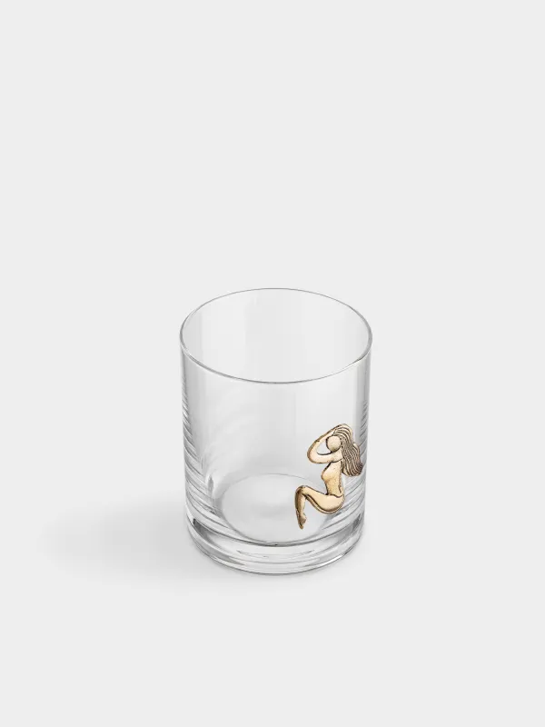 Виски стақаны, 10 см, 340 мл, шыны/металл, алтын түстес, Бикеш, Zodiac, image-2