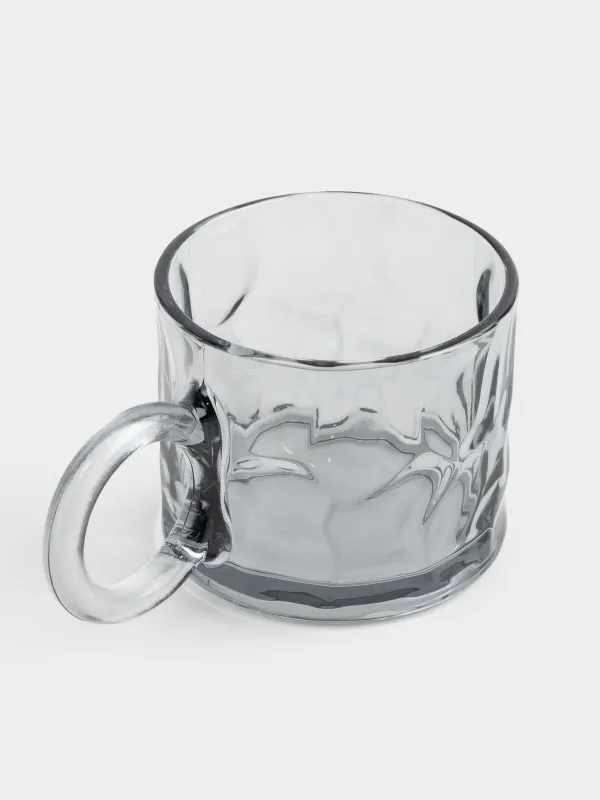 Саптыаяқ, 300 мл, шыны, сұр, Clear color, image-2