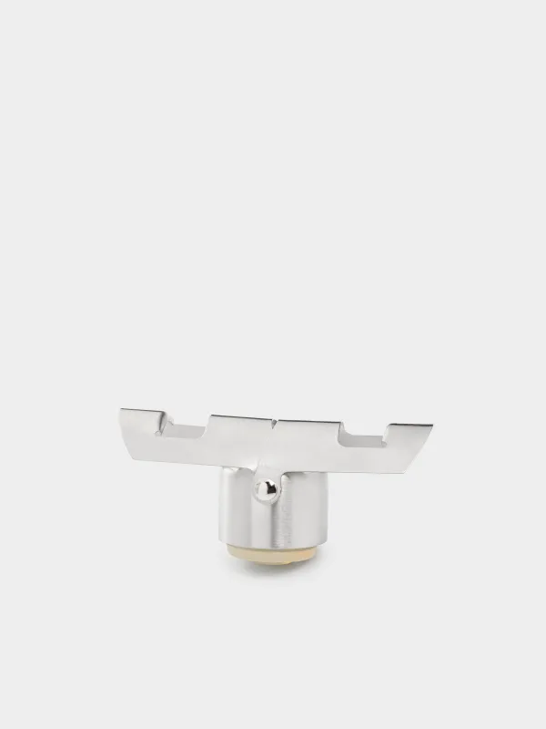 Шампан бөтелкесіне арналған тығын, 6 см, металл, күміс, Bar, image-4