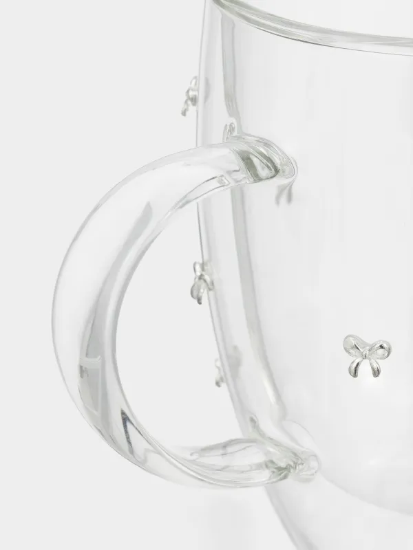 Кружка, 350 мл, стекло Б, Бантики, Air decor, image-2