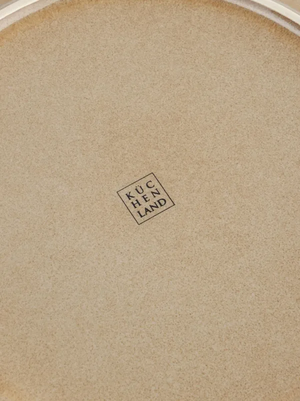 Түскі ас тәрелкесі, 27 см, керамика, жасыл, Бұтақтардағы шырша бүршіктері, Snowy forest, image-4