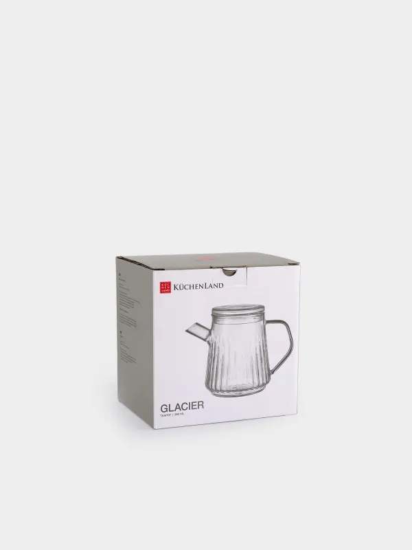 Демдеуіш шәйнек, 750 мл, шыны Б, Glacier, image-5