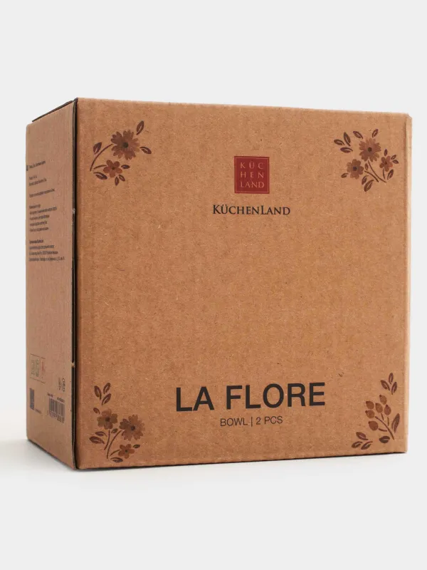 Пиала, 14х7 см, 2 шт, Винтажные цветы, La flore, image-5