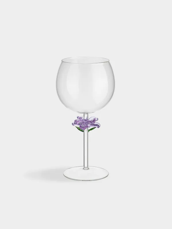 Шарап бокалы, 450 мл, шыны, Гүл, Shape, image-0
