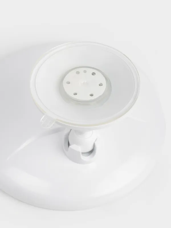 Аспалы айна, 19/12 см, үлкейтетін, жарықтандырылған, сорғышта, пластик, ақ, Mirror, image-4