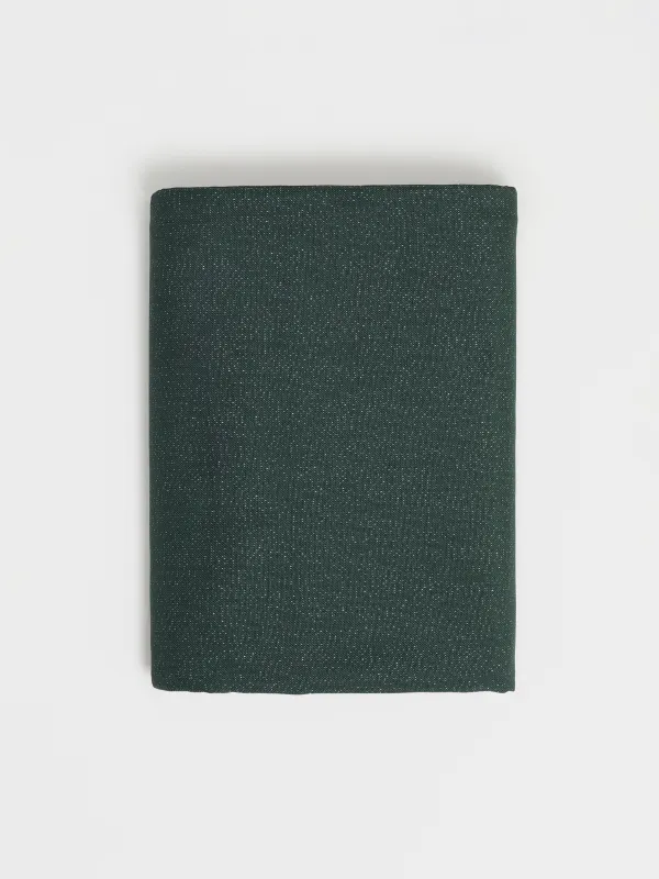 Скатерть, 160х160 см, полиэстер, темно-зеленая, Green speckled, image-7