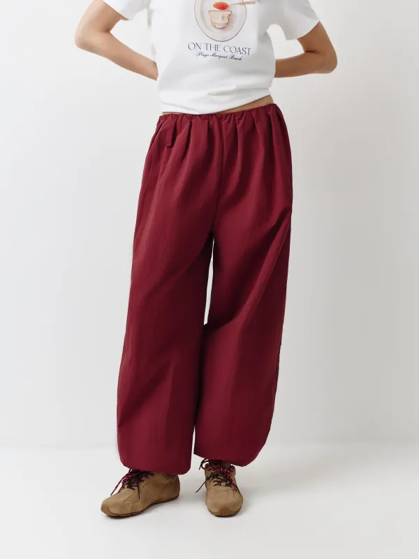 Әйелдер шалбары, өлшемі L, нейлон, қызыл, Bernarda, image-1