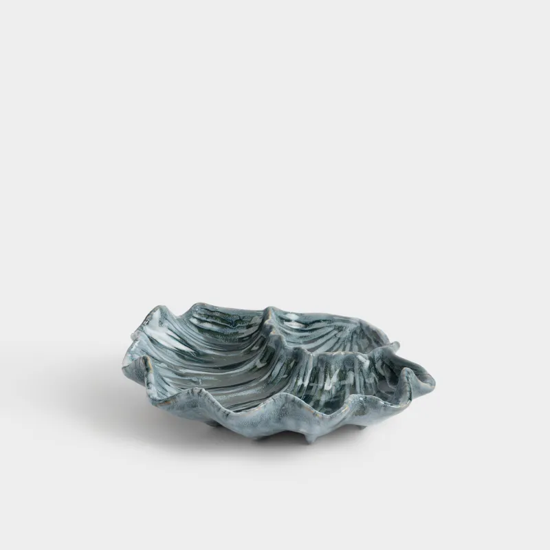Блюдо, 25х27 см, с соусником, Ракушка, Coral reefs, image-0