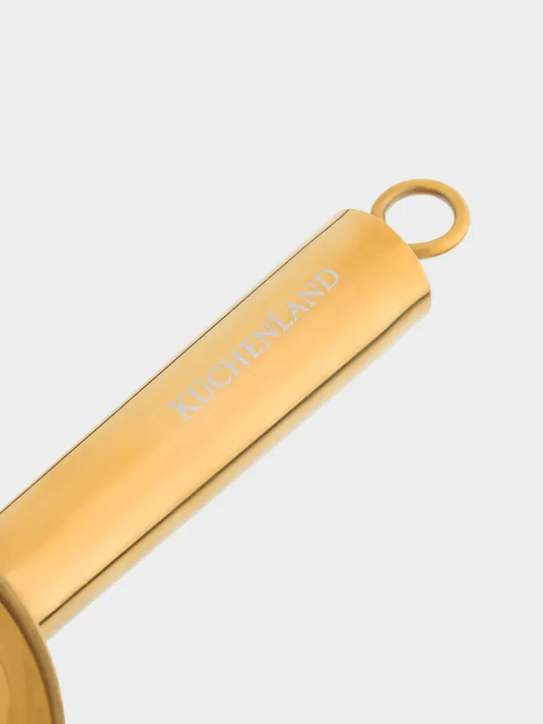 Аспаздық қалақ, 21 см, болат, алтын, Device gold, image-3