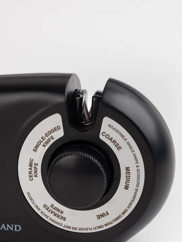 Пышақ пен қайшыға арналған қайрау, 24 см, 3 кезең/қайраудың 4 түрі, пластик / керамика, қара, Liberica, image-2