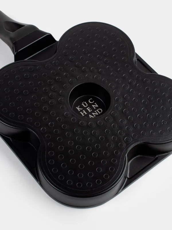 Жұмыртқа мен құймаққа арналған таба, 19 см, 4 бөлім, жабыны бар, алюминий, Жануарлар, Action, image-4