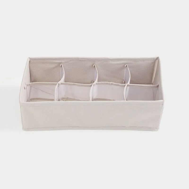Жәшіктерге арналған органайзер-бөлгіш, 33х16 см, 8 бөлім, Оксфорд, сұр, Pedant, image-3