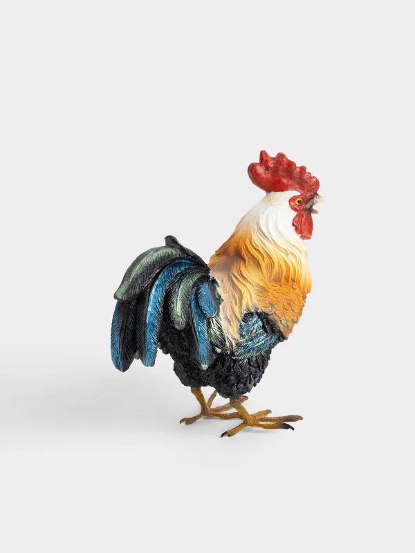 Мүсінше, 19 см, полирезин/металл, қоңыр және көк, Әтеш, Easter pullet, image-4