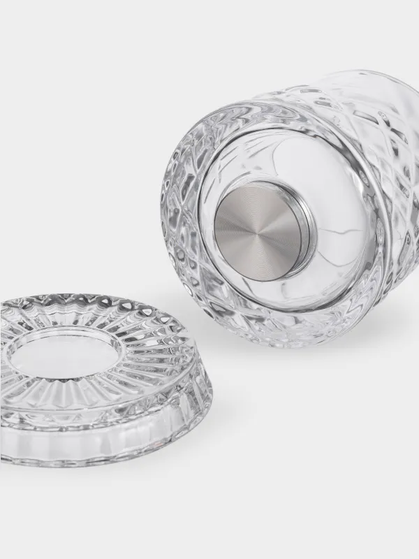 Стакан для виски, 8 см, 250 мл, на подставке, стекло Р, Rhomb, image-4