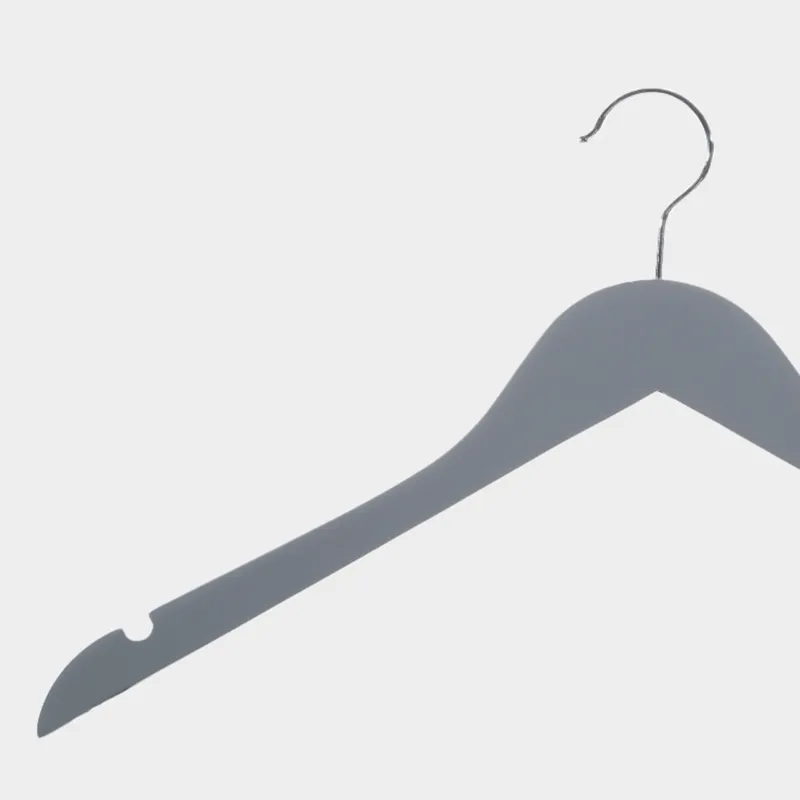 Вешалка-плечики, 44 см, 4 шт, без перекладины, дерево, серая, Wooden house, image-3