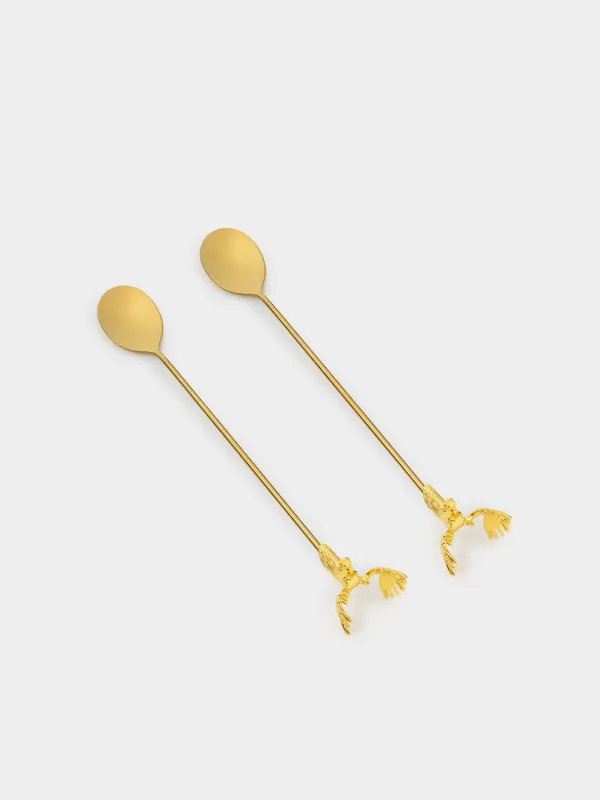 Десерт қасығы, 20 см, 2 дана, болат, Бұлан, Moose story, image-1