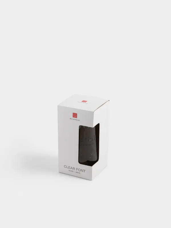 Стақан, 15 см, 500 мл, шыны Б, Clear font, image-4