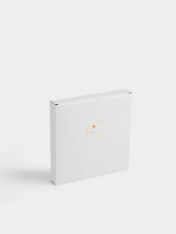 Блюдо, 24 см, керамика D, молочно-бежевая, Цветы, Bloomer, image-5