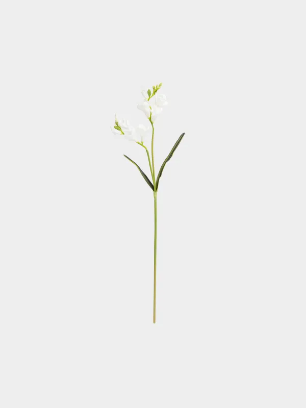 Ветка декоративная, 75 см, Белая фрезия, Flower garden, image-0