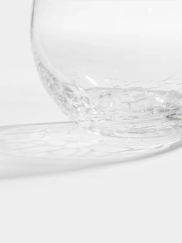 Виски жинағы, 2 адам, 6 зат, стақандар/текшелер, шыны/стеатит, Кракелюр, Ice, image-6