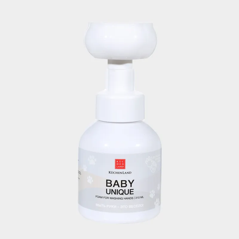 Қол жууға арналған көбік, 310 мл, балаларға арналған, карамель, Табан, Baby unique