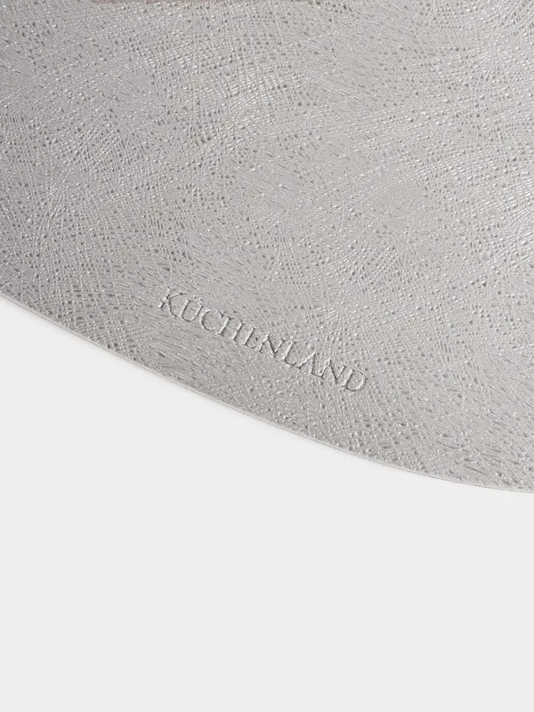 Аспаптарға арналған майлық, 32х45 см, ПВХ, бұйра, қою күміс, Rock, image-3