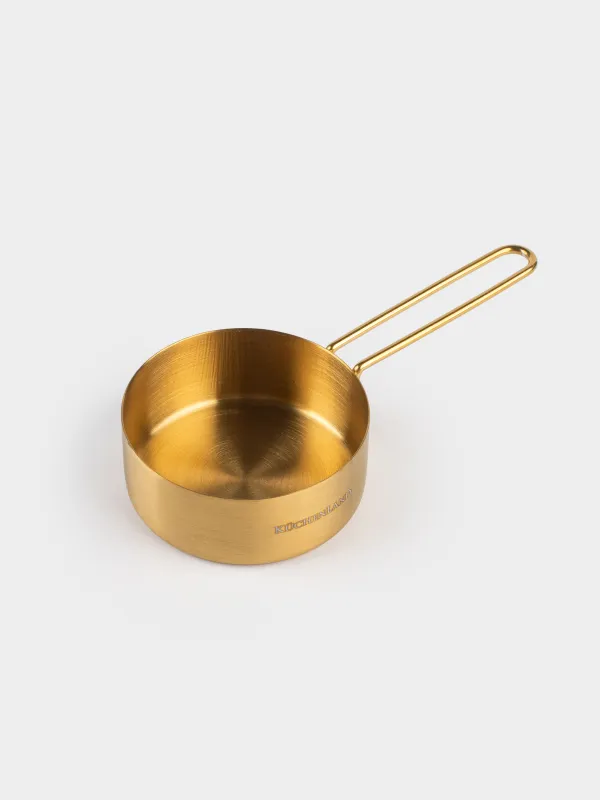 Өлшеуіш қасық, 100 мл, болат, алтын, Device gold, image-3