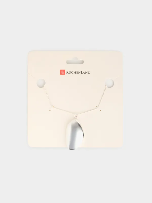 Цепочка, 80 см, с подвеской, металл, серебристая, Кулон, Jewelry, image-2