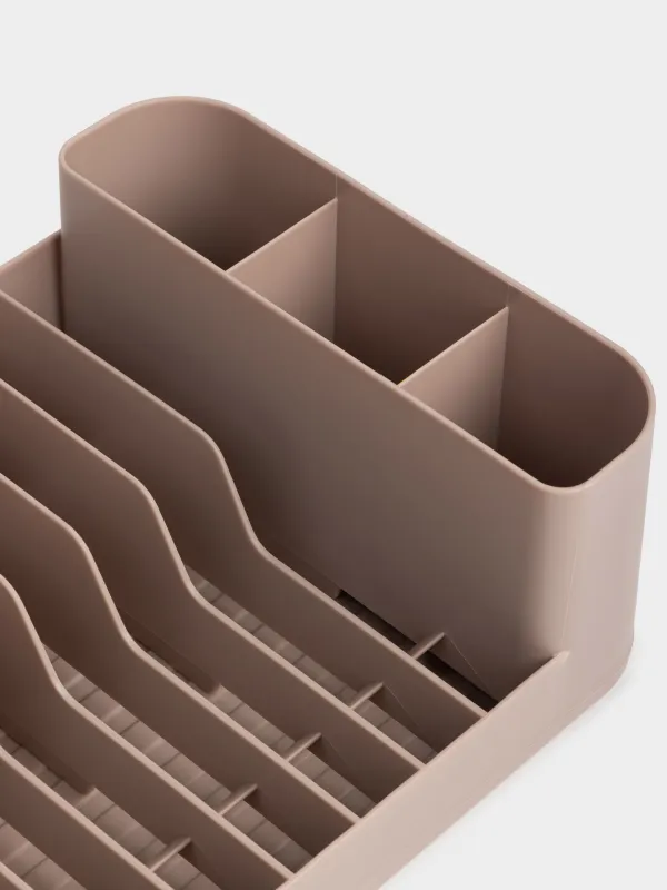 Ыдыс-аяққа арналған кептіргіш, 44х22 см, пластик, сарғылт-қоңыр, Galori, image-2