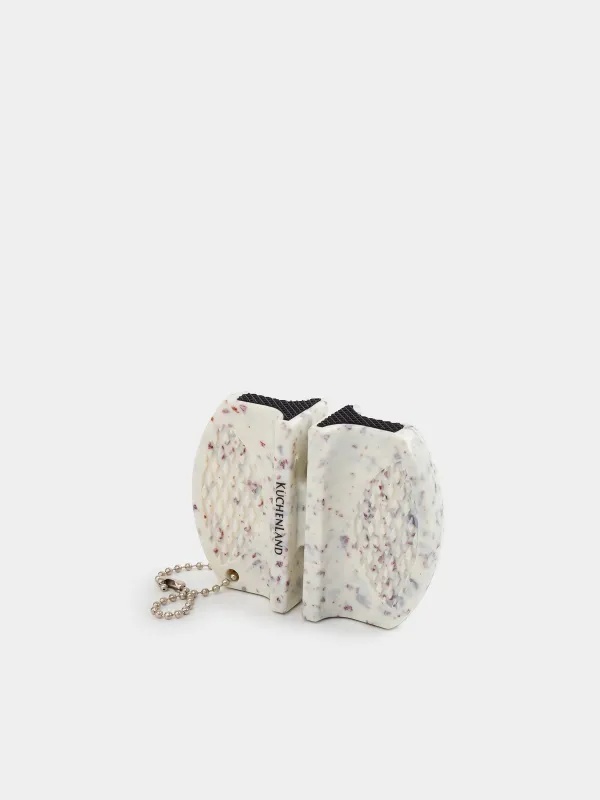 Пышақ қайрағыш, 7 см, пластик/болат, сүт түстес, Accessories, image-1