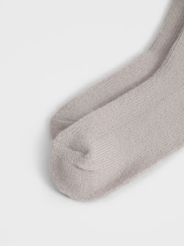 Носки женские, в рубчик, песочные, Heatyy, image-3
