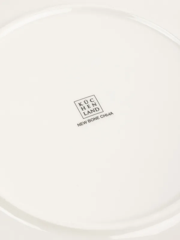 Тарелка обеденная, 27 см, Домики и лошадь, Snow sparks, image-5