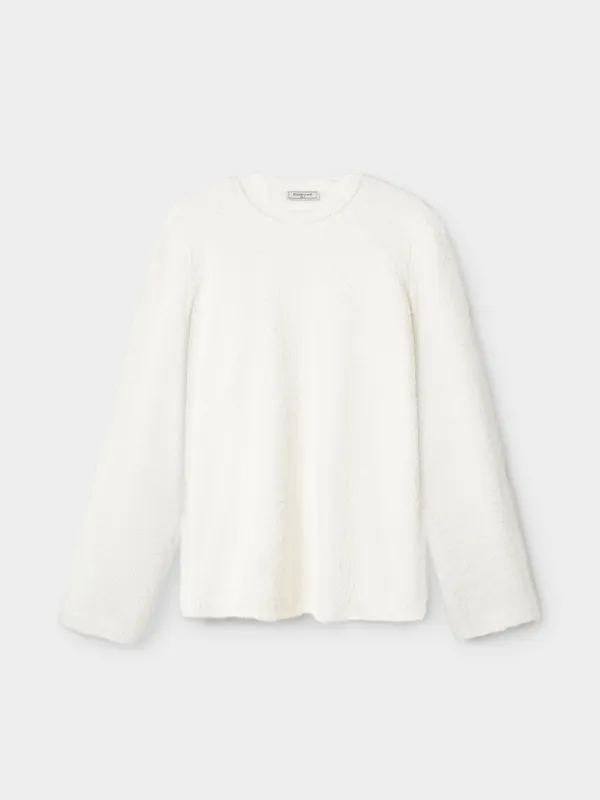 Әйелдерге арналған худи, үйге арналған, өлшемі М, полиэстер, сүт түстес, Ami, image-5