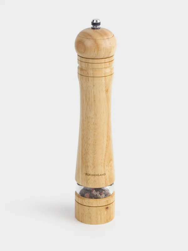 Дәмдеуіш диірмені, 26 см, механикалық, ағаш/акрил, қызғылт тұз/3 бұрыш, Seasoning, image-1